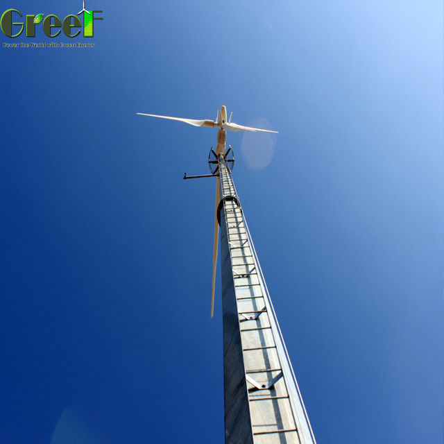 Molino de viento de seguridad de frenado automático hidráulico 20kw 30kw control de paso generador de viento industria y uso comercial