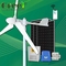 Instalación de 1KW 2KW turbina de viento horizontal de AXIS del sistema híbrido del viento solar de 3 fases